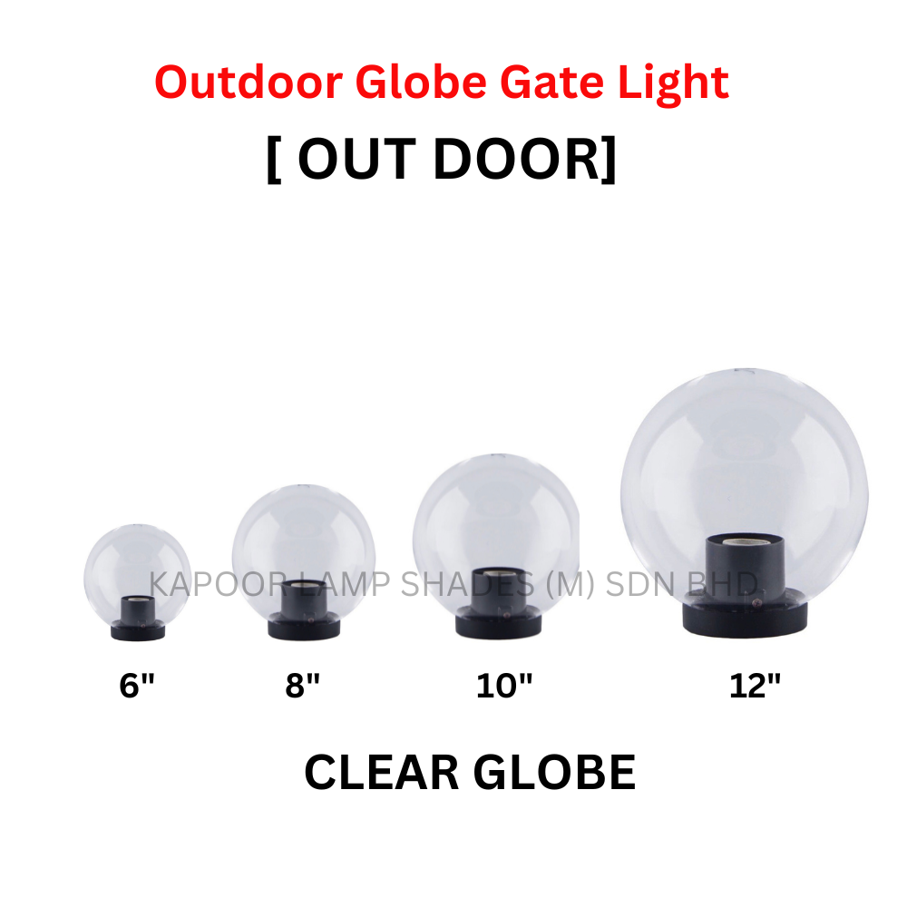 Gate best sale light globe