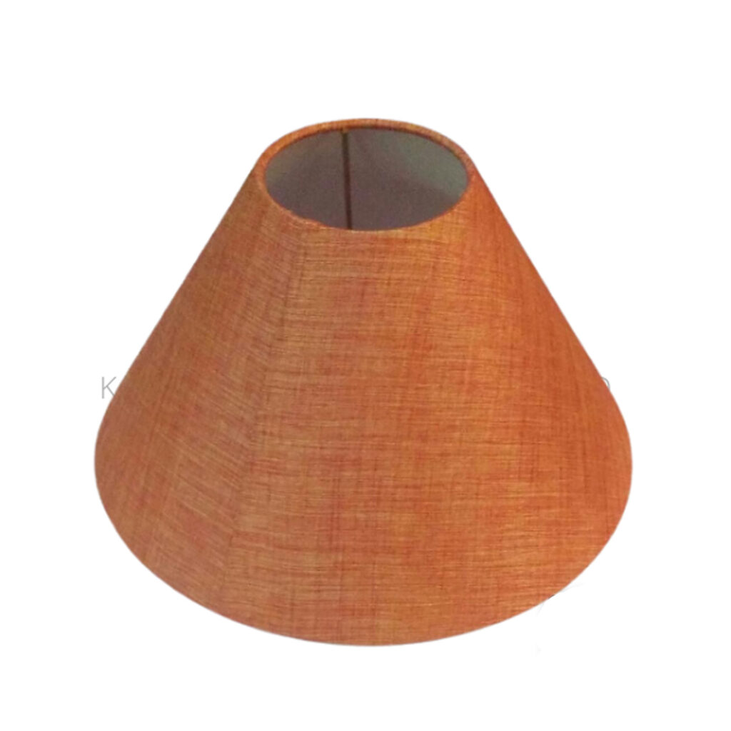 Lamp Shades Fabric covered by PVC backing Kapoor Cone lamp cover