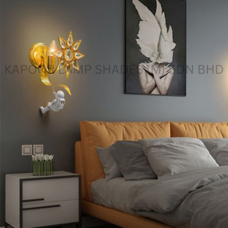 Polished Solid Brass Featuring Exquisite Hand-Cut Lead Crystals